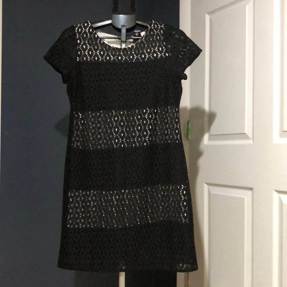Elegant Black Lace Dress DB.